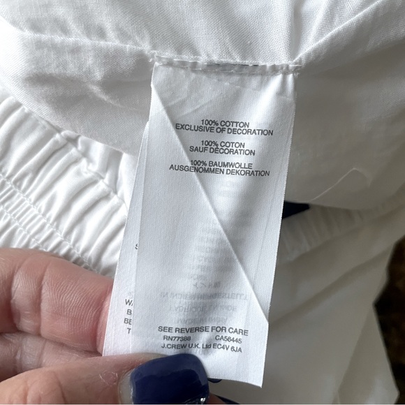 Like New J Crew Embroidered skirt w/removable belt - Picture 6 of 9